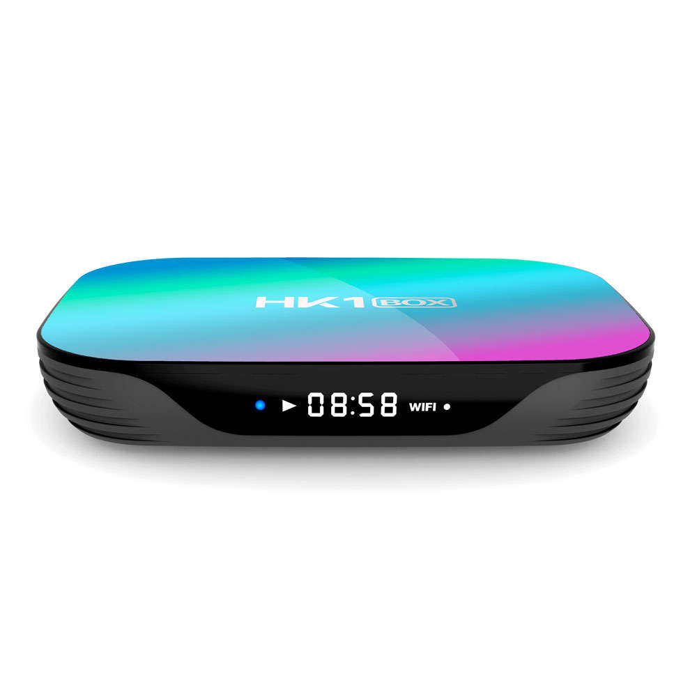 HK1 Box Amlogic S905X3 4GB RAM 32GB ROM 5G WIFI bluetooth 4.0 1000M LAN Android 9.0 4K (Adaptor EU)