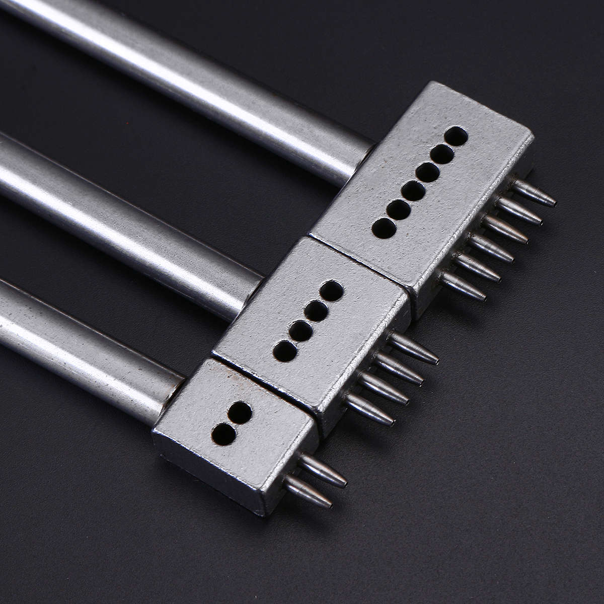 4/5/6mm Leather Chisel Craft Tools Hole Punch Stitching Punch Tool Set (Size 4mm)