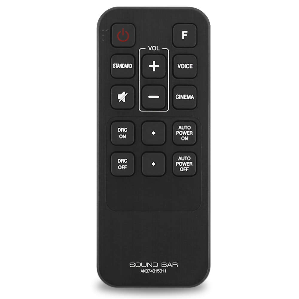 Soundbar Remote Control AKB74815311 for LG Soundbar Speaker Fernbedienung