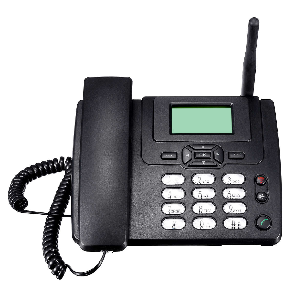 Wireless GSM Desk Phone SIM Card Mobile Home Office Desktop