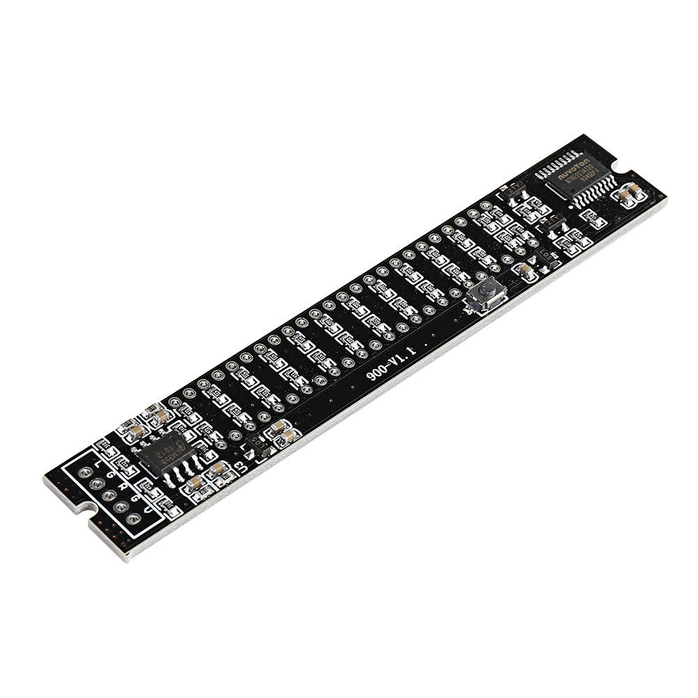 Mini Dual 12 Level Indicator VU Meter Stereo Amplifier Board Adjustable Light Speed Board With AGC M