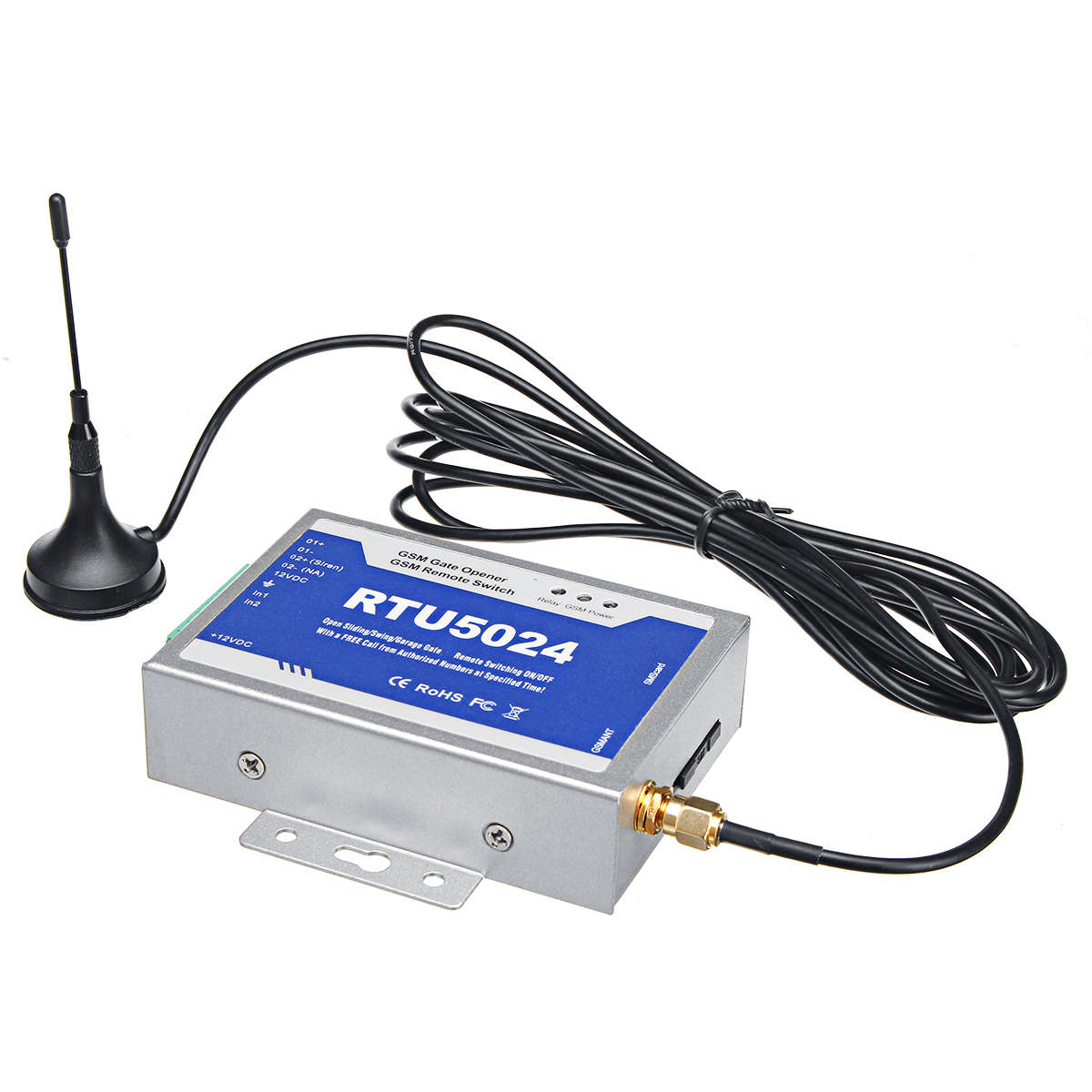 RTU5024 GSM Door Gate Opener Wireless Remote Control Switch 119inch An
