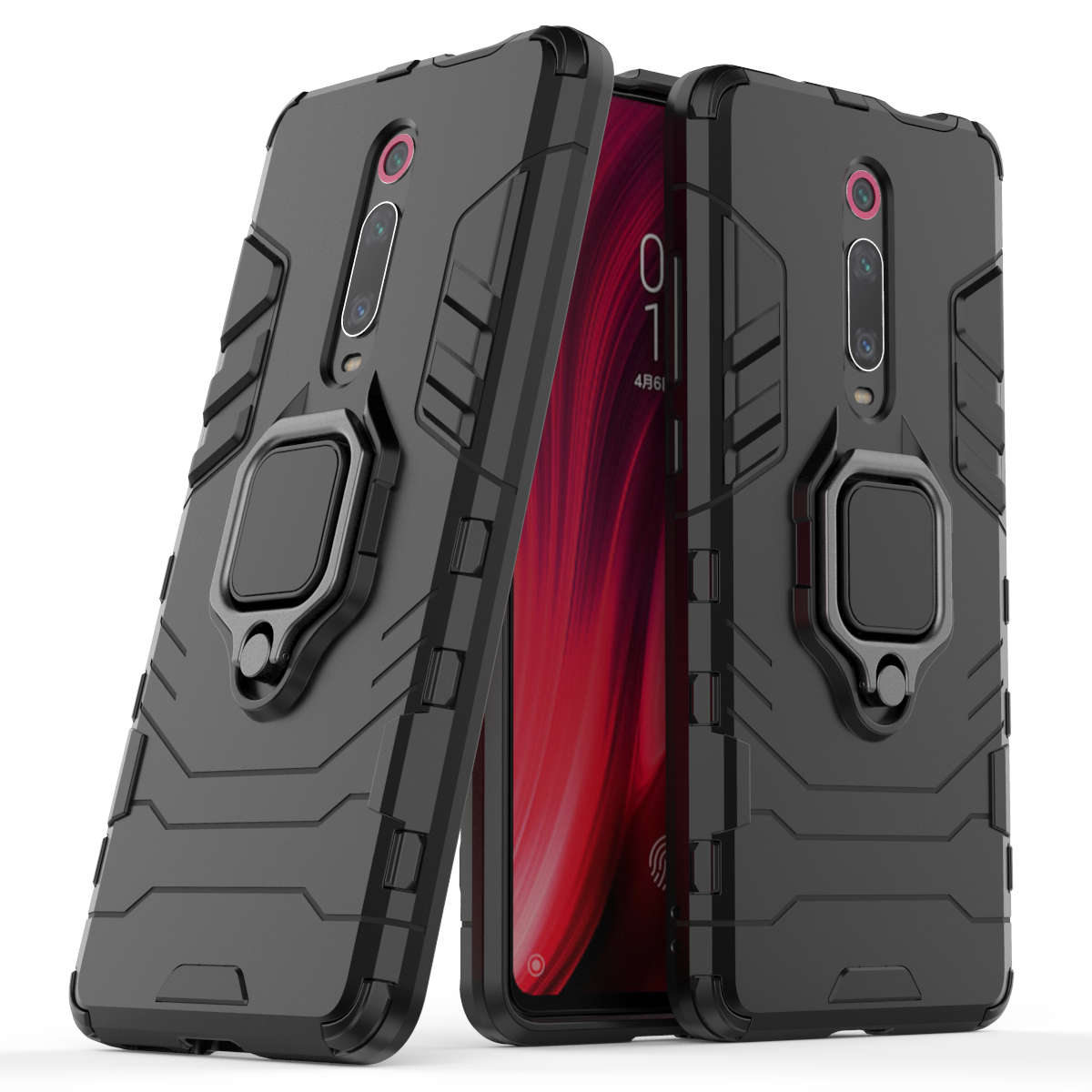 Bakeey Armor Magnetic Card Holder Shockproof Protective Case For Xiaomi Mi 9T / Mi9T PRO / Redmi K20