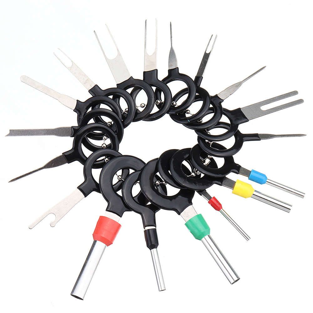 38Pcs/Set Car Terminal Removal Tool Electrical Wiring Crimp Connector Pin Extractor Kit Automobiles