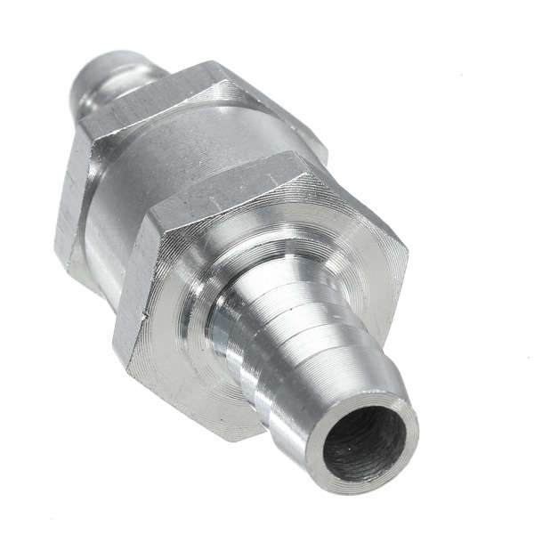 2ps12mm Aluminium Fuel Non Return Check Valve One Way Petrol Diesel
