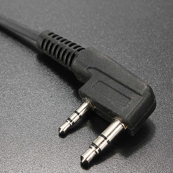 2 Pin Cool FBI Style Headset Earpiece for Kenwood Walkie Talkie