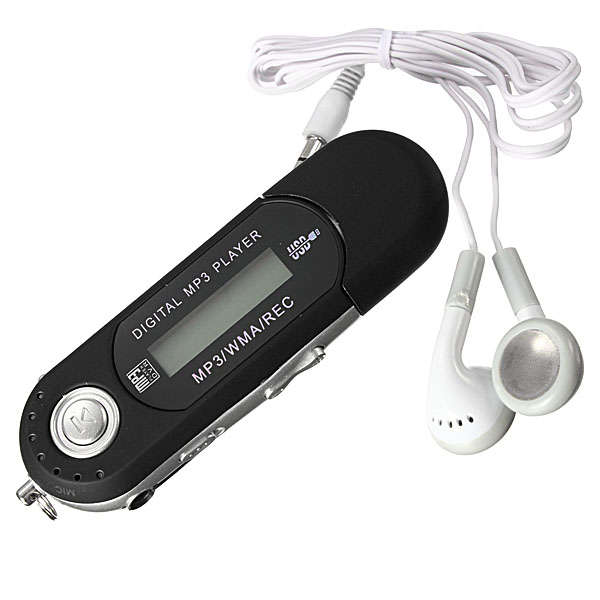 8GB Mini MP3 USB Flash Drive LCD Music Player With FM Radio