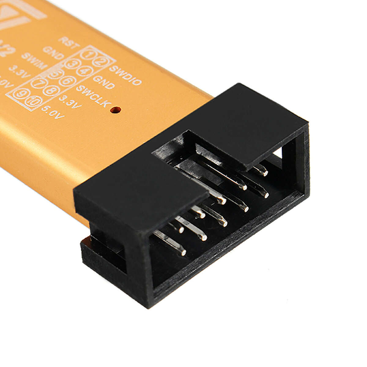 Geekcreit 3.3V 5V XTW ST-LINK V2 STM8 / STM32 Simulator Programmer Downloader Debugger 500MA Fuse Sh