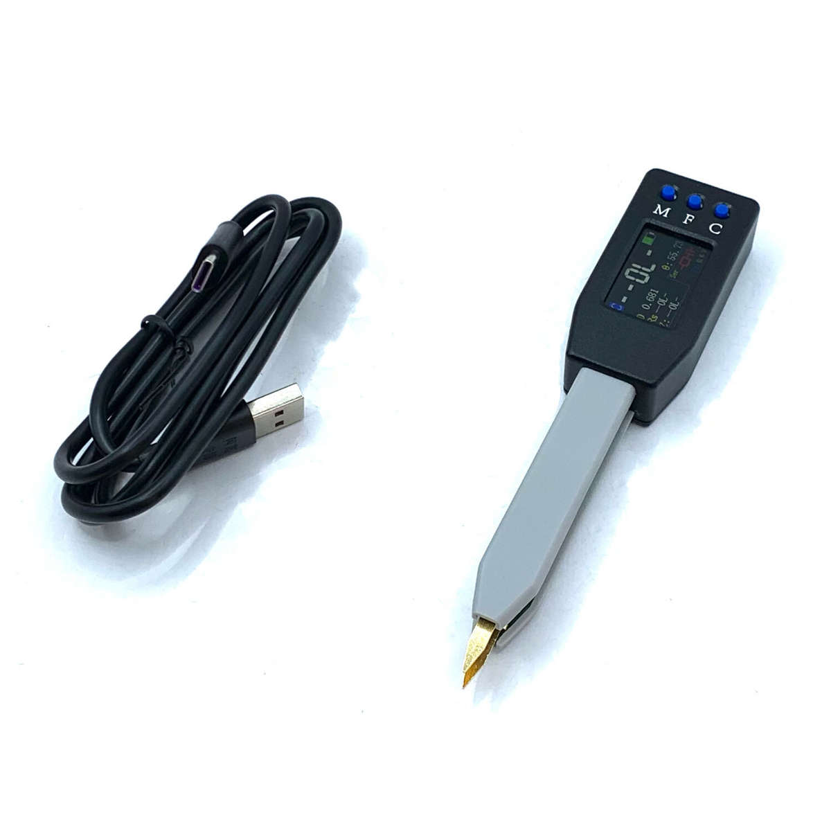 Black - LCR Meter P2 Electronic Component Tester Inductance Capacitance Resistance Diode Factor Port