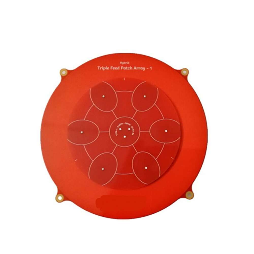 Red - 150mm Triple Feed Patch 5.8GHz 14dBi Pagoda Array FPV Antenna for RC Drone Eachine Skyzone Fat