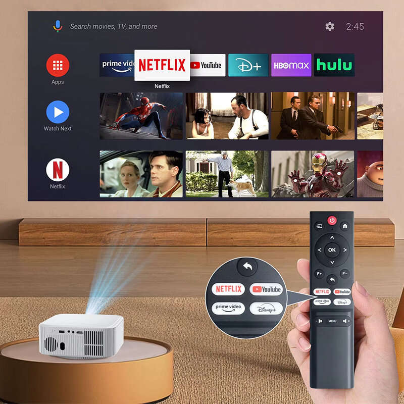EU Plug - [Netflix Officially] Salange P92MAX Smart Projector Android 13 Licensed 12000 Lumens 1080P