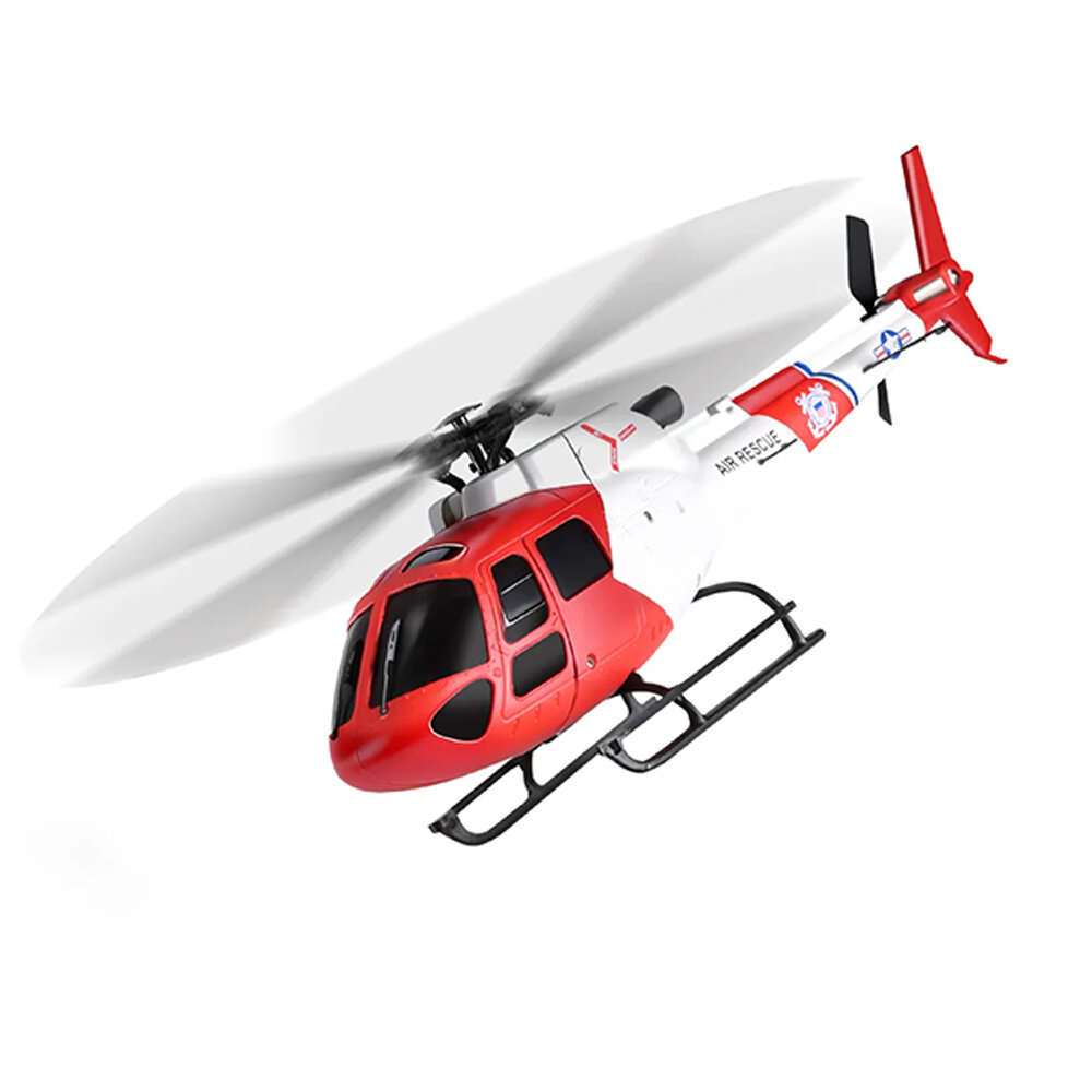 with 2 Batteries - XK K150 Little Squirrel AS350 2.4G 4CH 6-Axis Gyro Optical Flow Localization Alti
