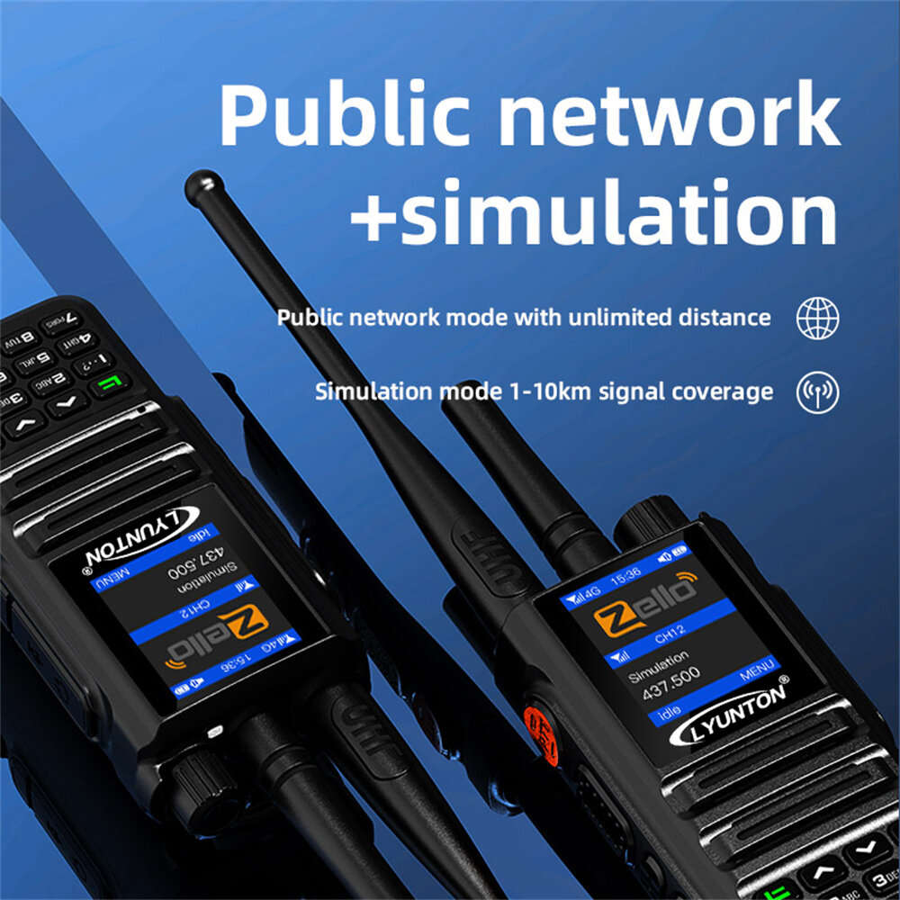 DG90000 Zello Walkie Talkie Dual-Mode 4G Network bluetooth GPS Navigation WIFI 6000mAh Battery Outdo