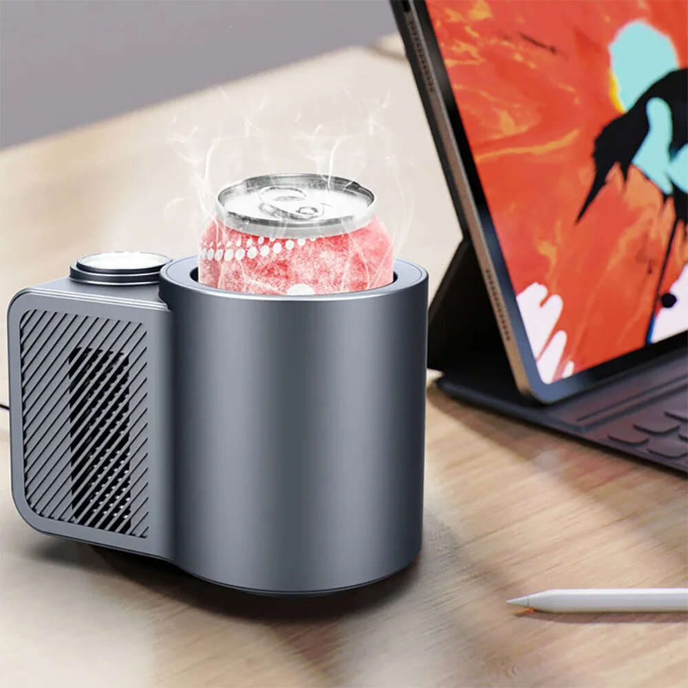 1 - Smart 2-in-1 Car Heating Cooling Cup Cold Hot Coffee Milk Electric Beverage Warmer Cooler Holder