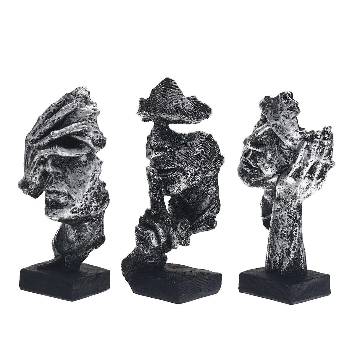 5 - 16.5cm Modern Resin Figure Statue Abstract Sculpture Craft Art Home Ornament