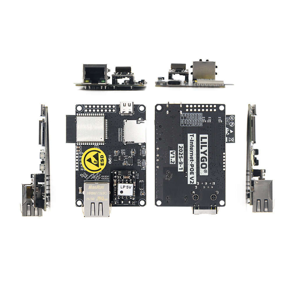 T-POE-Pro - LILYGO T-Internet-POE ESP32-WROOM Development Board LAN8720A Ethernet Adapter Downloader