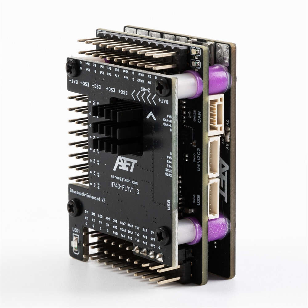 Basic Flight Controller+GPS+Airspeed Meter Combo - AET H743 Basic Automation Flight Controller Suppo