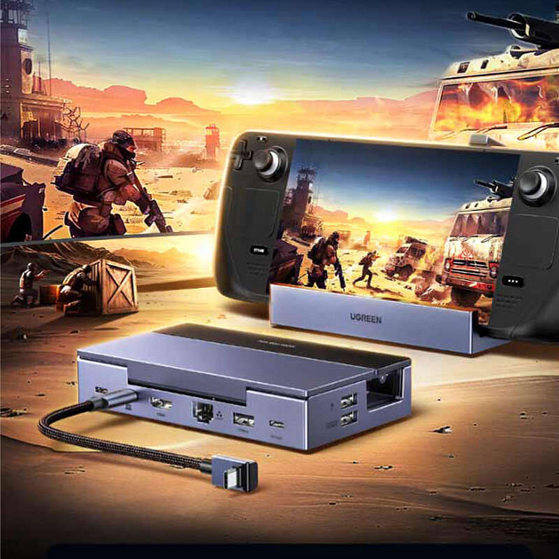 9 in 1 - UGREEN CM800 9-in-1 USB-C Gaming Docking Station with 10Gbps USB3.2 / Type-C3.2 / USB2.0*2