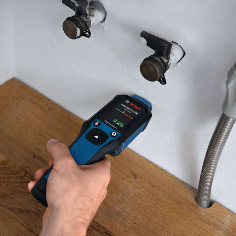 Black - for Bosch GMP 2-15 Professional Moisture Meter IP65 Waterproof Accurate Humidity Tester for