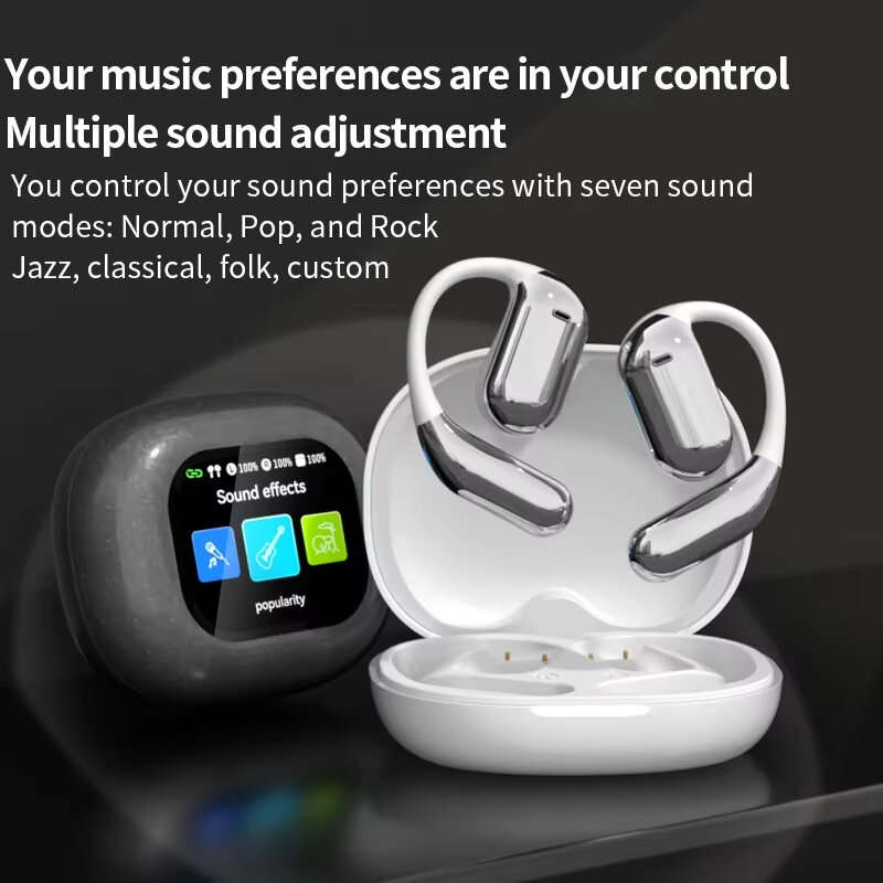 Standard Version - YYK-Q16PRO Wireless bluetooth 5.4 Earbuds AI Translation Earphone Touch Screen 36
