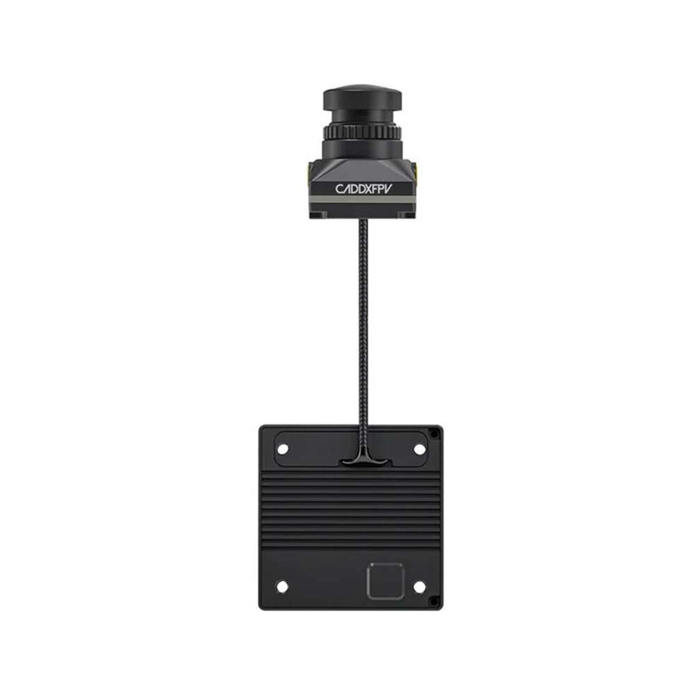 Black - Caddx Moonlight 4K/60FPS Starlight FPV Camera with 1/1.8" Sensor, 160 FOV, Built-in EIS, Gyr