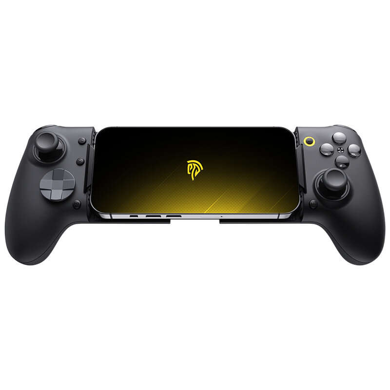Black - EasySMX M20 Type-C Mobile Gaming Controller with Hall Effect Joystick Extendable 215mm 1KHz