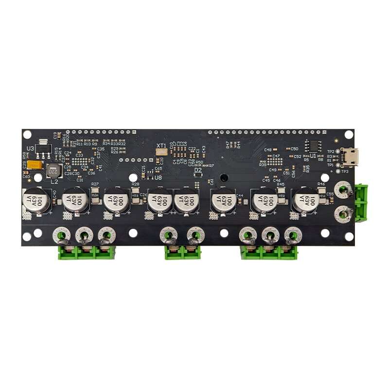 Black - ODrive V3.6 FOC-BLDC Motor Controller Dual Motor 56V 60A High Performance ARM Cortex M4 Enco