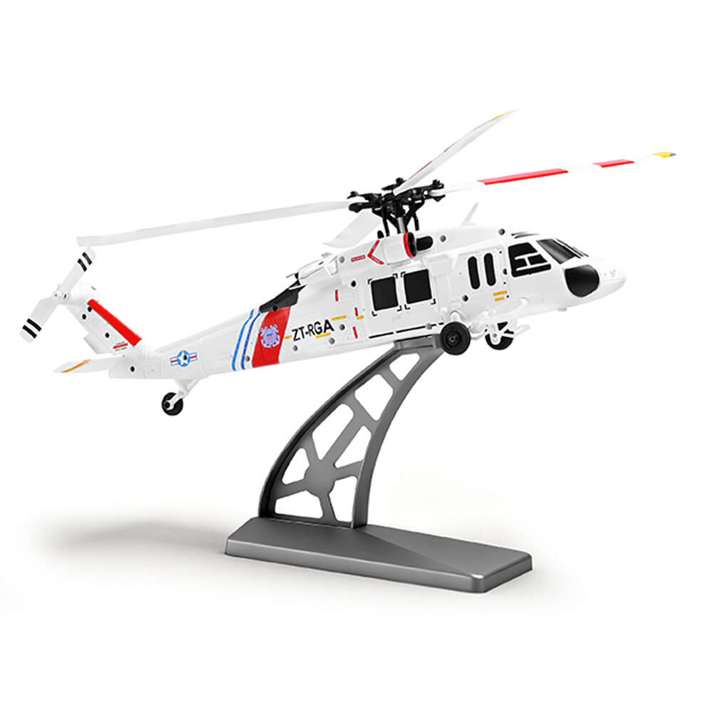with 3 Batteries - XK K270 UH-60L 2.4G 4CH Optical Flow Positioning Brushless Motor Flybarless RC He