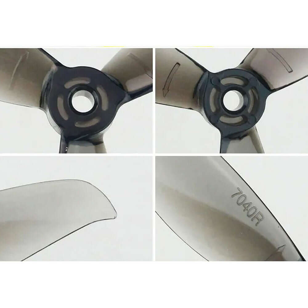 8Pairs 7040 7Inch Tri-blade Propeller for DIY 7 Inch Long Range Freestyle RC Drone FPV Racing