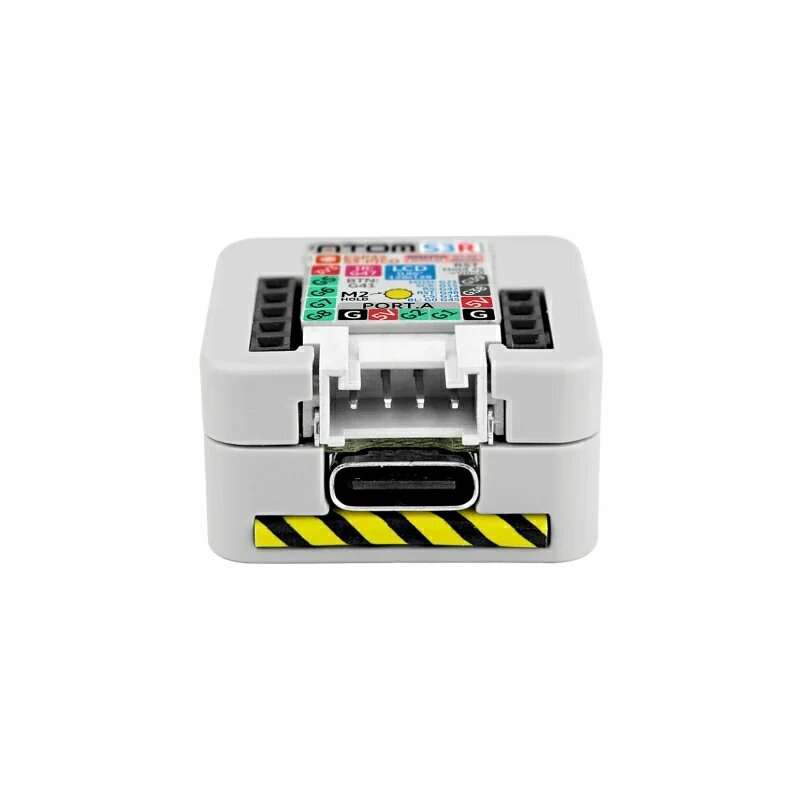 White - M5Stack ATOMS3R Development Kit ESP32-S3 0.85 Inch Screen 8MB PSRAM 128x128 IPS 6 Axis IMU &