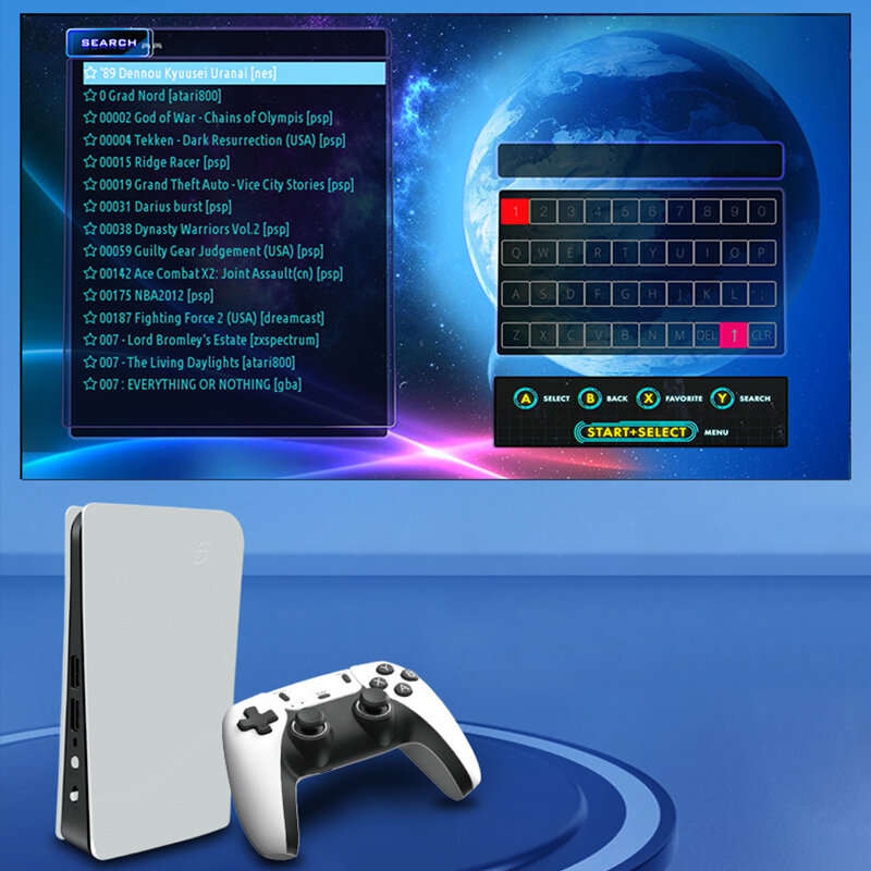 Q10 128G - [128G] Q10SE RS5 4K UHD Android Gaming Console 40000+ Preloaded Games Support HD Output 2
