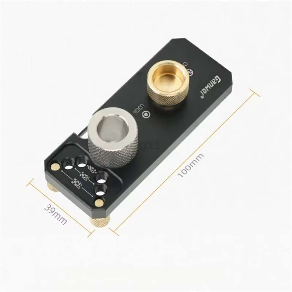 Black - Aluminum Profile Drilling Jig 20/30/40 Series Profile Positioning Punching Locator Set with