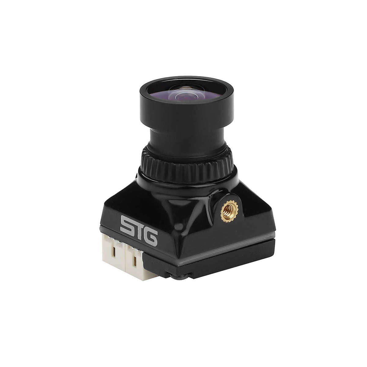 Black - JINJIEAN STG Bat1 1/2.8' 2.1mm 135 Degree 4:3 16:9 Switchable FPV Camera Starlight Night Vis