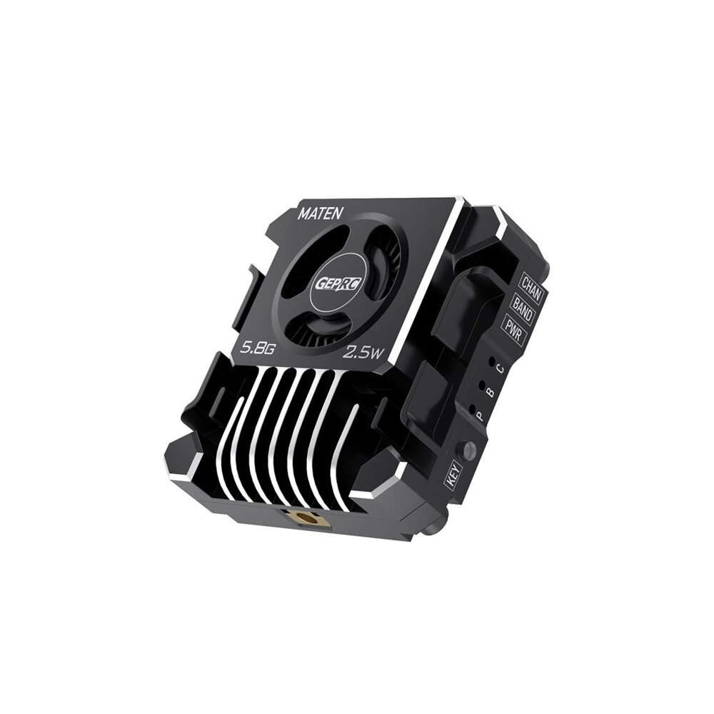 VTX transmitter set - GEPRC MATEN 2.5W VTX PRO 5.8GHz 48CH FPV Transmitter Support Pit/25/200/600/16