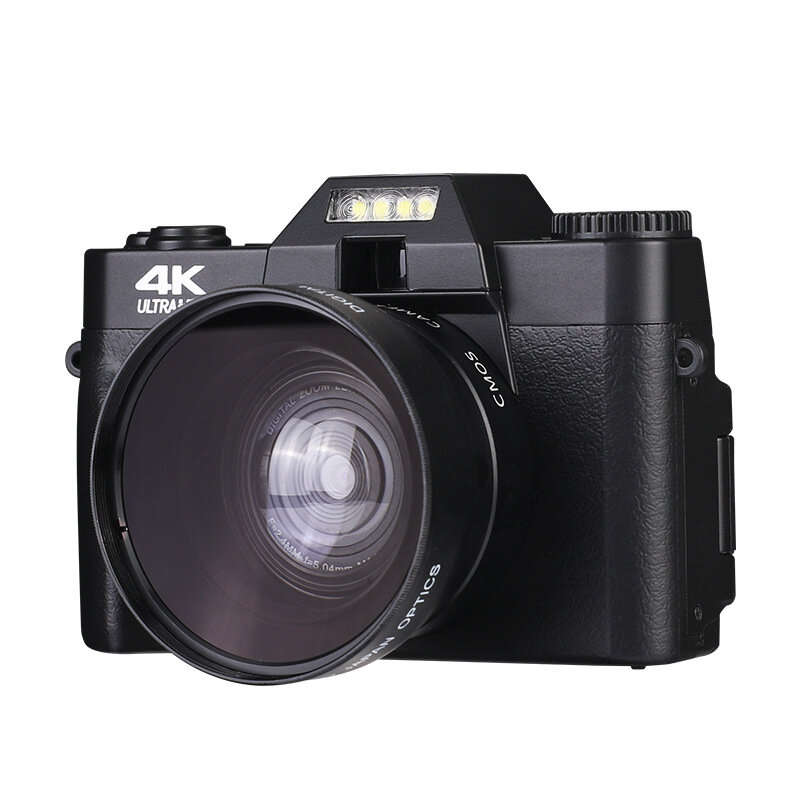 48MP 4K HD Digital Camera Vlogging Camcorder 30FPS Wi-Fi 16X Zoom Video Camera Camcorder Recording C
