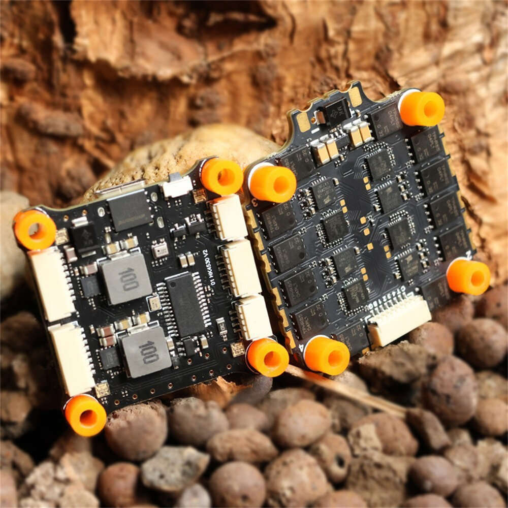 Stack - 30.530.5mm HAKRC F4530 V2 2-6S Flight Controller 4320 BLHeli 32 65A 4in1 ESC Stack for DIY R