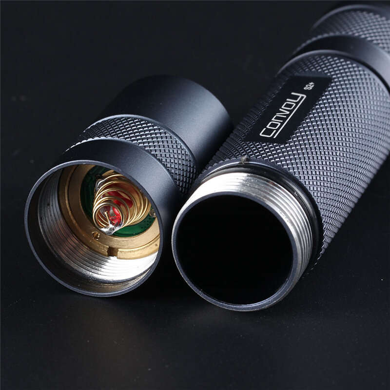 Convoy S2+ SST20 LED Flashlight 5000K 7135*8 12-Group Modes 18650 Camping Light Hunting Emergency La