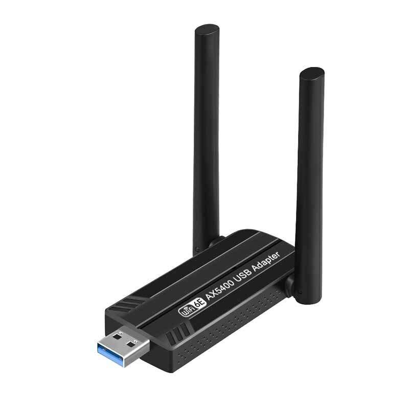 AX3008 5400Mbps WiFi6E Network Card USB3.0 WiFi Adapter Tri-Band 2.4G 5G 6G Wifi Receiver Dongle for