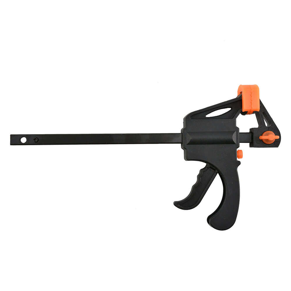 2pcs 4 Inch Woodworking F Clamp Quick Ratchet Release Speed Squeeze Bar Clamp Clip Spreader DIY Wood