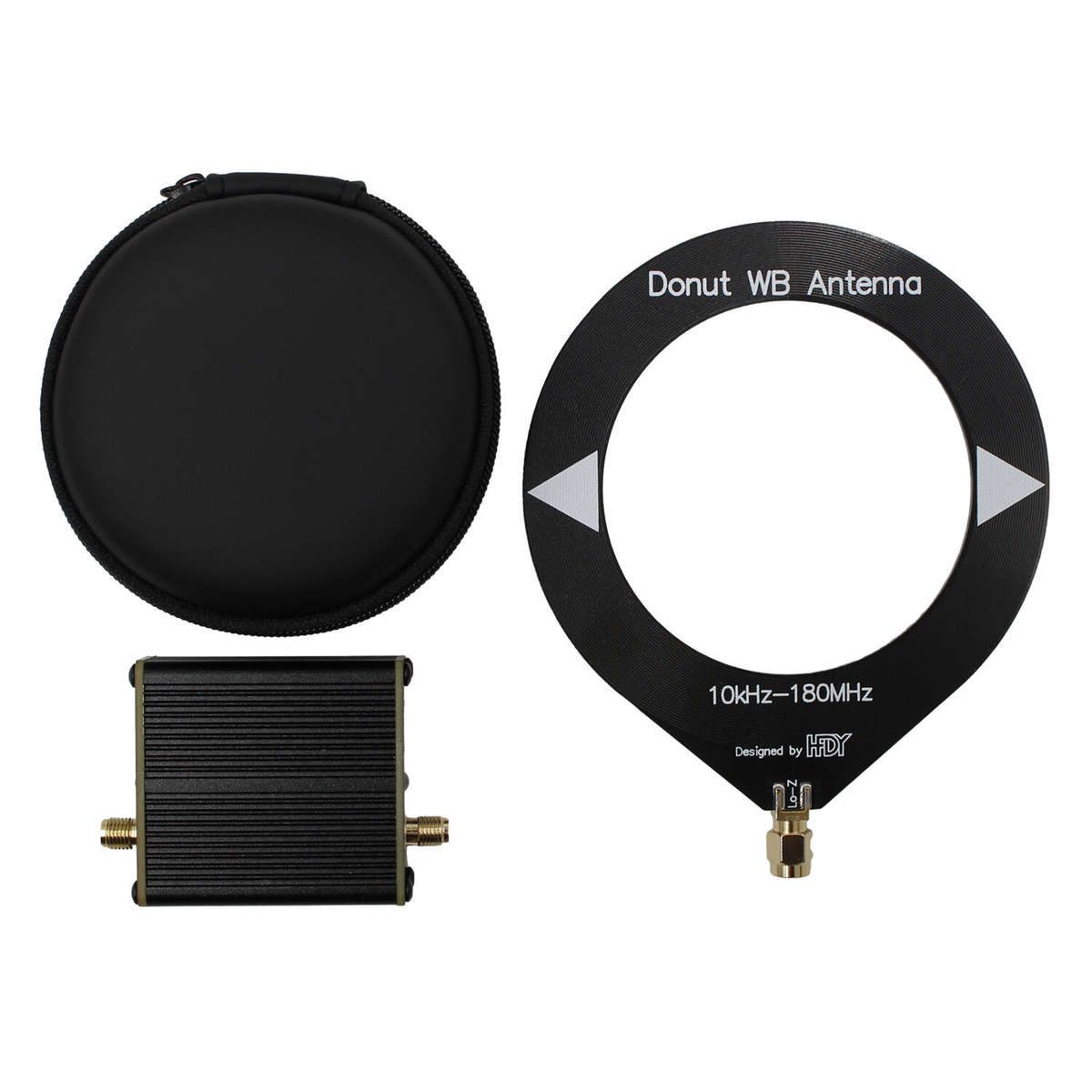 Donut Broadband Antenna with 10kHz-180MHz Frequency Range No Complex Tuning Required Universal Appli