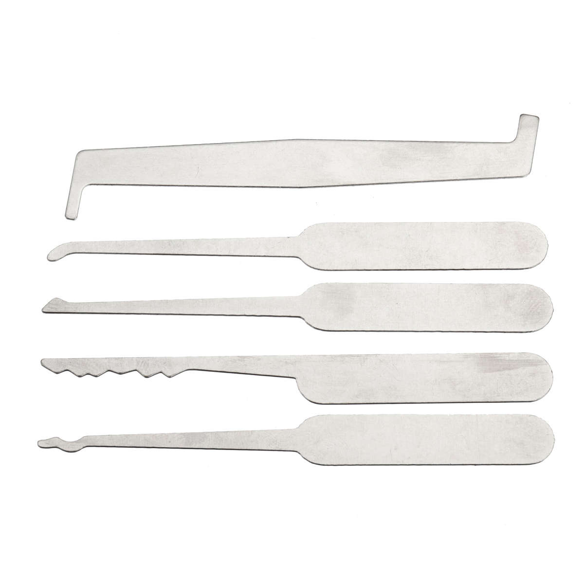 42PCS Orange Picks and Padlocks Set Equipped with an Automatic Unlocking Gun, Aircraft Clips, Transp