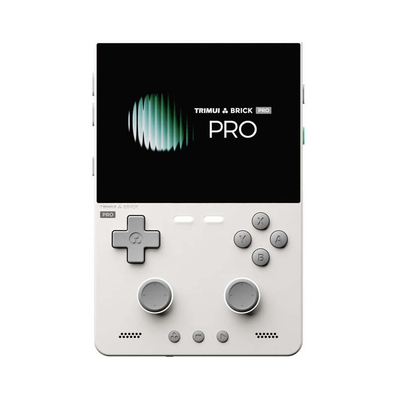 Grey - [256G] TRIMUI Brick Pro TG4040 17000+ Games Retro Handheld Game Console 3.95-inch IPS Screen