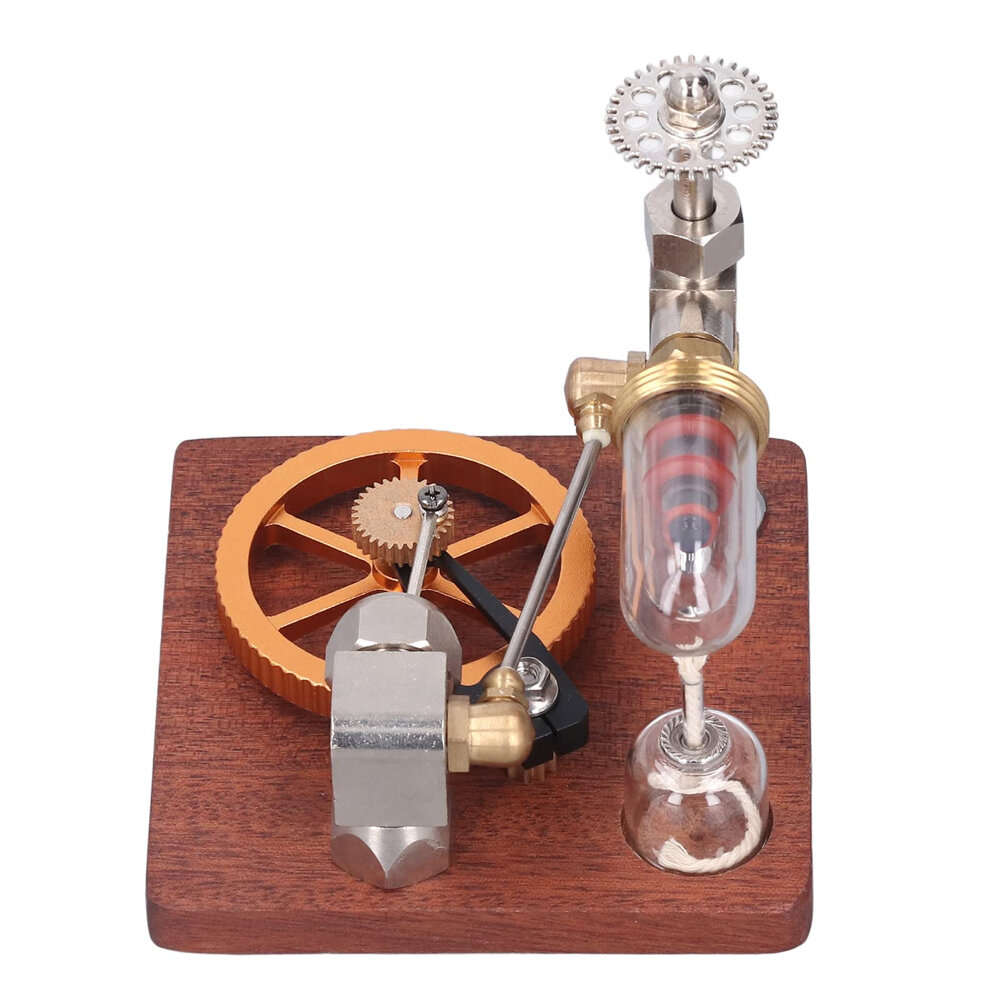 Red - SH-18 Adjustable Speed Stirling Engine Model Science Technology Puzzle Novelty Toys