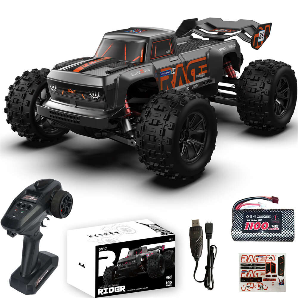 Brushless Version - SMRC S910 1/16 2.4G 4WD RC Car Brushless/Brushed High Speed 35km/h 55km/h Off-Ro