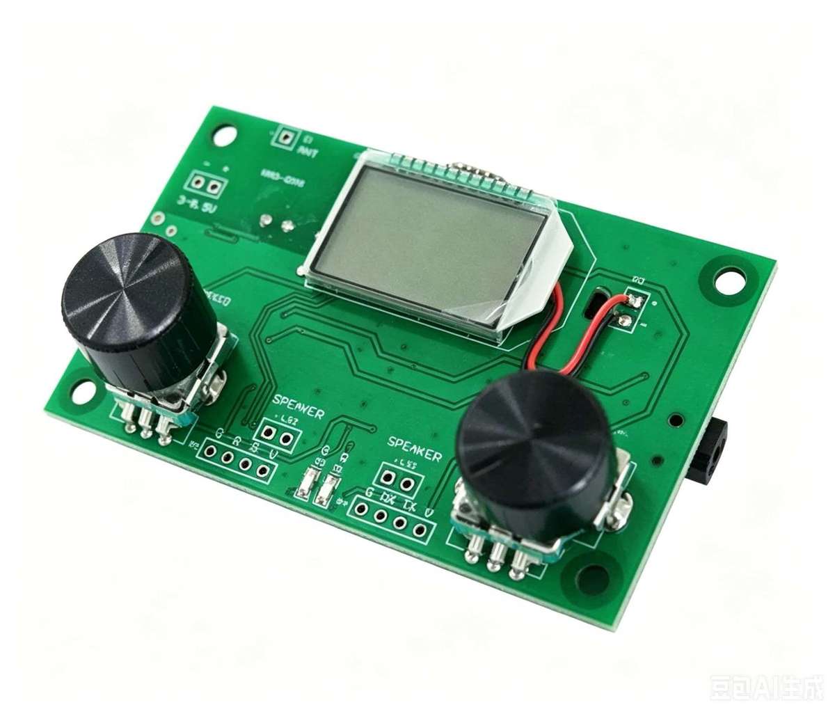 DSP PLL Digital Stereo FM Radio Receiver Module 87-108MHz with Serial Control Frequency Range 50Hz-1