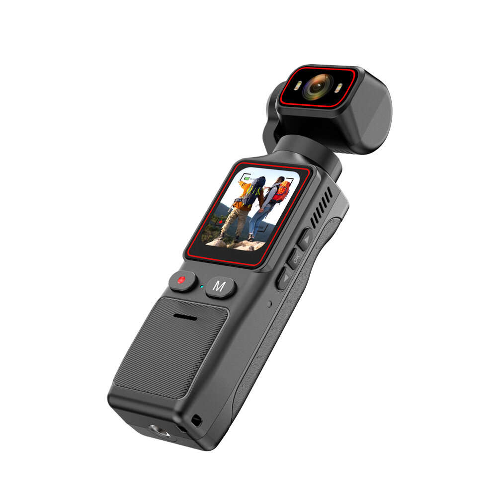 #1 - L19 4K Touch Screen Action Camera WiFi 1.69 Inch IPS 180 Degree Rotatable EIS Handheld Video Re