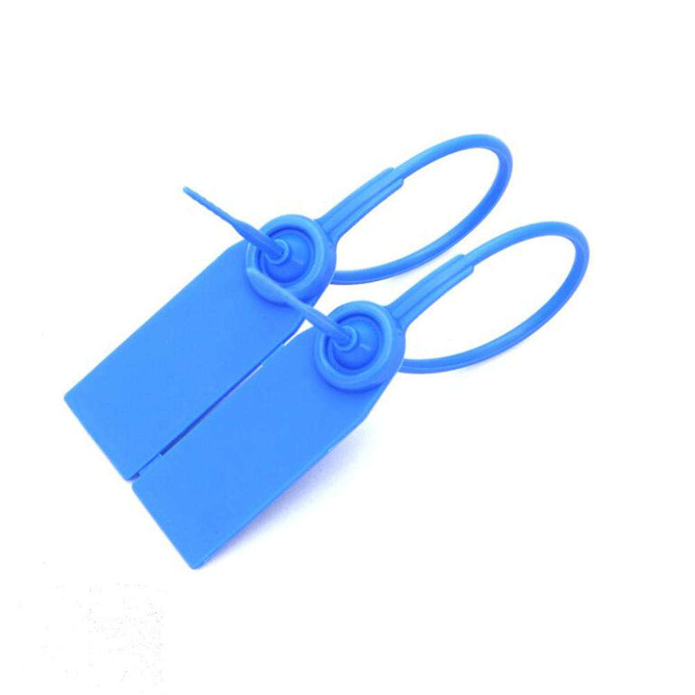 100Pcs Plastic Seal Security Tags Numbered Pull Ties Padlock Tamper-Proof Buckle Sample Seal Strap