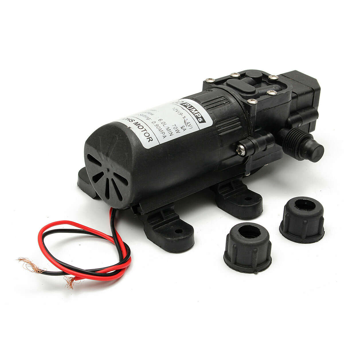 Fl-3308 130Psi 6L/Min Water High Pressure Diaphragm Pump Caravan Boat Dc 12V 72W