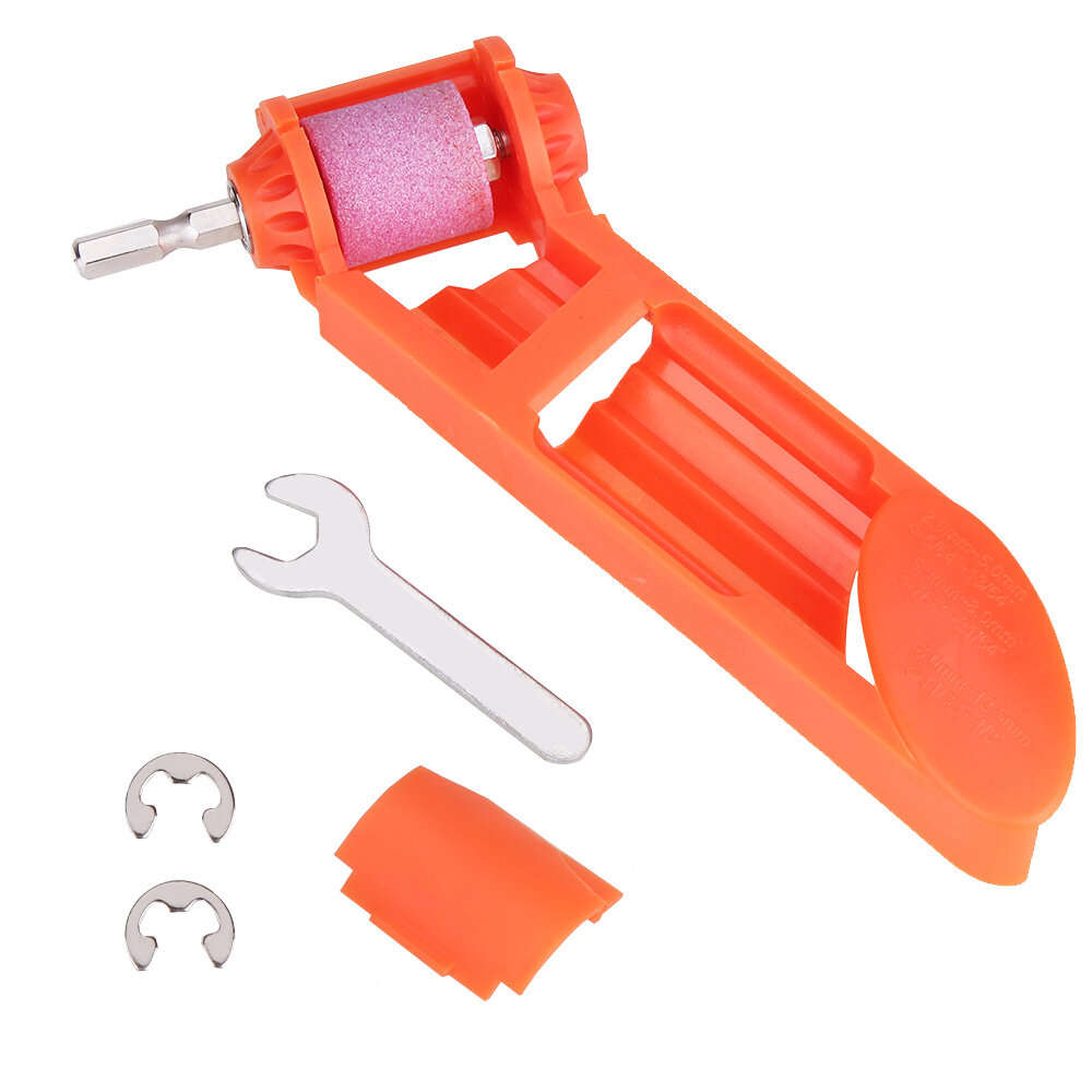 Orange - 2-12.5mm Portable Corundum Grinding Wheel Drill Bit Sharpener Titanium Drill Portable Drill