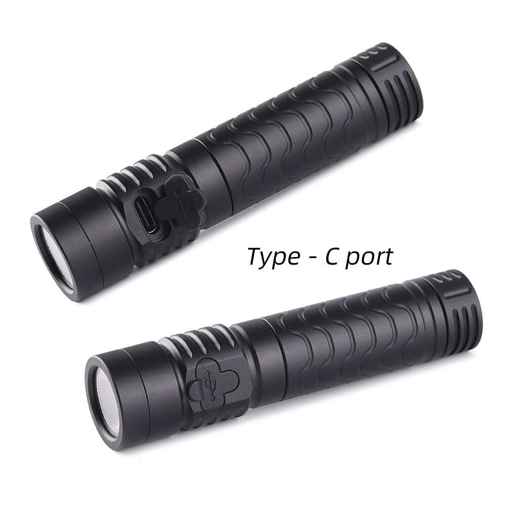 5700K - Convoy T7 TIR Lens Strong Floodlight Tactical Flashlight AA 14500 Battery 4Modes EDC Portabl